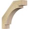 Ekena Millwork 4"W x 16"D x 16"H Merced Rough Sawn Knee Brace, Douglas Fir BRC04X16X16MRC00RDF - alternate 1